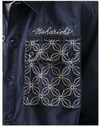 Maharishi - Sashiko Embroidered Ripstop Shirt - Lyst