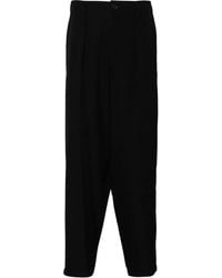 Yohji Yamamoto - Wool Tapered Trousers - Lyst