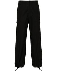 KENZO - Cotton Cargo Trousers - Lyst