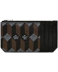 AU DEPART - Geometric-Pattern Cardholder - Lyst