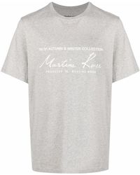 Mens T-shirts Martine Rose T-shirts Save 22% Martine Rose Cotton Logo-print T-shirt in Black for Men 