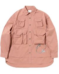 and wander - Cotton-Blend Shirt - Lyst