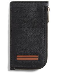 Zegna - Stripe-Embellished Leather Wallet - Lyst