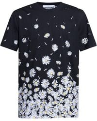 Moschino - Floral-Print T-Shirt - Lyst