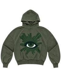 House of Errors - Eye-Print Drop-Shoulder Hoodie - Lyst