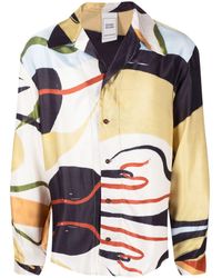 BETHANY WILLIAMS - Abstract-print Cotton-silk Shirt - Lyst