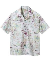 Sun Surf - Graphic-Print Short-Sleeve Shirt - Lyst