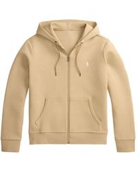 Polo Ralph Lauren - Logo-Embroidered Zip-Up Hoodie - Lyst