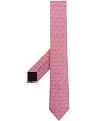Givenchy - Logo-print Silk Tie - Lyst
