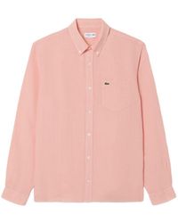 Lacoste - Buttoned Pocket Shirt - Lyst