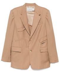Feng Chen Wang - Button-Down Blazer - Lyst