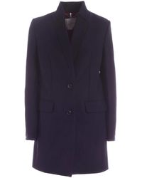 Tommy Hilfiger Cappotto Monopetto Blu