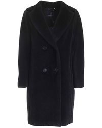 Max Mara Locri Coat - Black