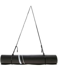 Black Yoga Mat White