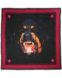 Givenchy Foulard con stampa Rottweiler - Multicolore