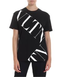 Valentino Vltn Logo T-shirt - Black