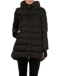 Herno Piumino nero con cappuccio