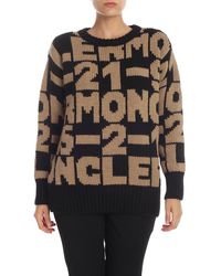 Moncler Embroidered Sweater Black