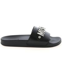 mens moschino sliders