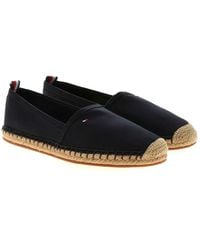 flat cotton espadrilles tommy hilfiger