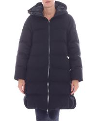 Save The Duck Piumino nero lungo traspirante