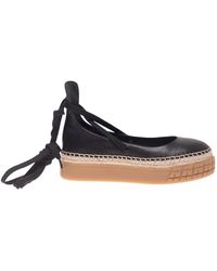 lace up ballerina sneaker