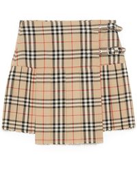 burberry plaid skirt cheap