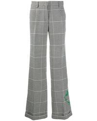off white houndstooth pants