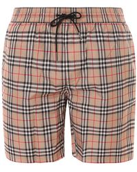 burberry swimsuit mens brown