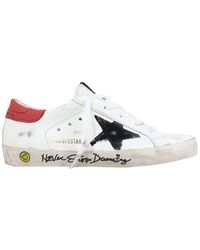 golden goose women's sneakers white
