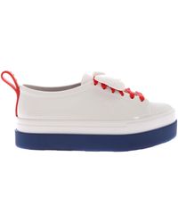 Hello Kitty Sneakers In Ivory White Hello Kitty Sneakers In Ivory White