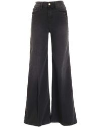 FRAME Jeans A Palazzo Grigi - Giallo