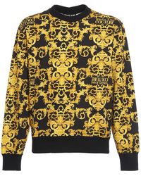 versace jeans couture sweatshirt black