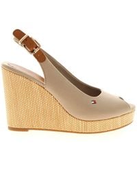 tommy hilfiger low wedge sandals