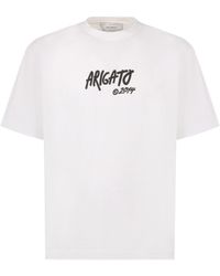 Axel Arigato - T-shirt girocollo in cotone - Lyst