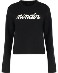 Moncler - Maglione in lana vergine e cachemire - Lyst