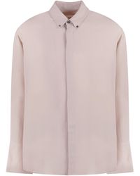 Ami Paris - Ami Paris Silk Blend Shirt - Lyst