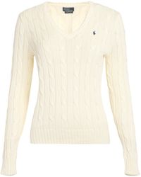 Polo Ralph Lauren - Pullover in maglia a trecce - Lyst