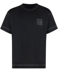 Givenchy - T-shirt in cotone con logo - Lyst