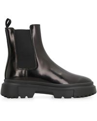 Hogan - Chelsea boots H619 in pelle - Lyst