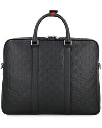 Gucci - Document Bag Gg Emblem Large - Lyst
