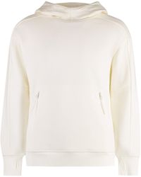 C.P. Company - Felpa Goggle in cotone con cappuccio - Lyst