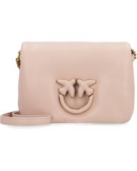 Pinko - Love Click Baby Puff Leather Bag - Lyst