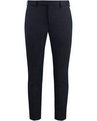 PT01 - Dieci Wool Blend Trousers - Lyst