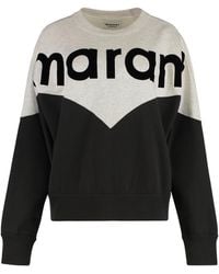 Isabel Marant - Houston Cotton Blend Crew-Neck Sweatshirt - Lyst