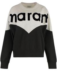 Isabel Marant - Houston Cotton Blend Crew-Neck Sweatshirt - Lyst