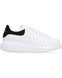 Alexander McQueen Sneakers Oversize bianche con dettaglio a contrasto nero - Bianco