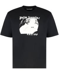Palm Angels - Cotton T-Shirt With Print - Lyst