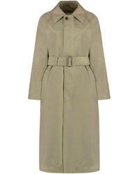 Burberry - Trench coat reversibile con motivo check - Lyst