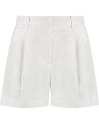 MICHAEL Michael Kors - Linen Bermuda-shorts - Lyst